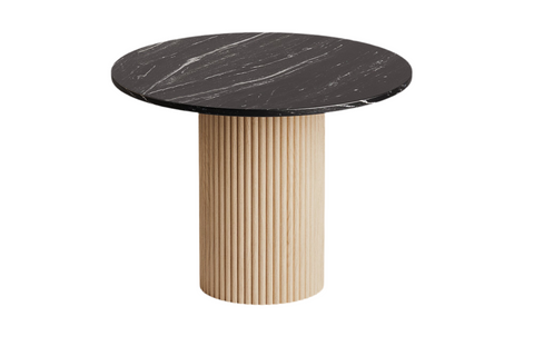 Yuvarlak Mermer Line Masa