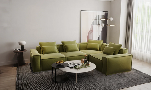 Lego Modüler Dörtlü Köşe Koltuk