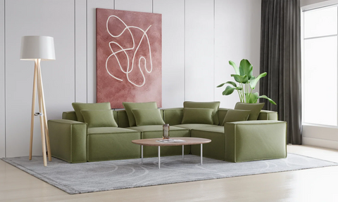 Lego Modüler Dörtlü Köşe Koltuk