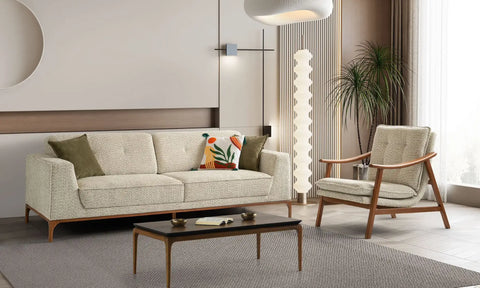 Arte Üçlü Koltuk ve Berjer Takımı