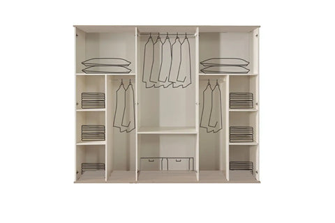 Bohem 6 Kapılı Dolap