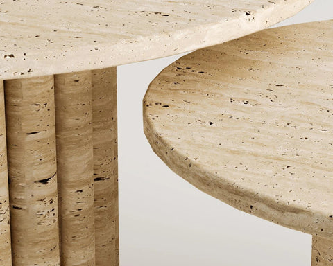 Ivory Traverten Orta Sehpa