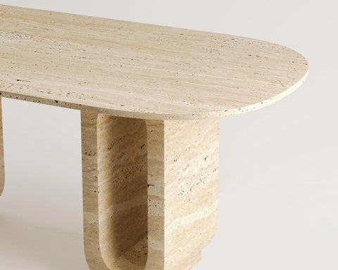 Deduce Traverten Masa