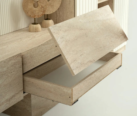 Traverten TV Ünitesi