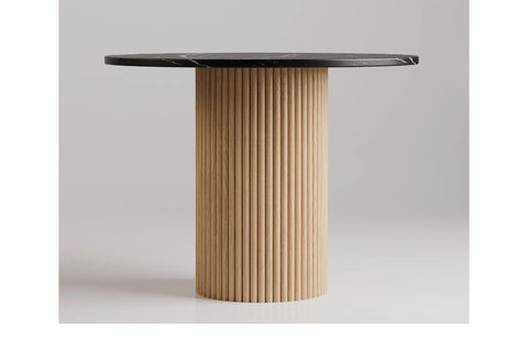 Yuvarlak Mermer Line Masa