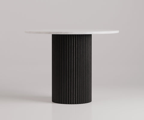 Yuvarlak Mermer Line Masa