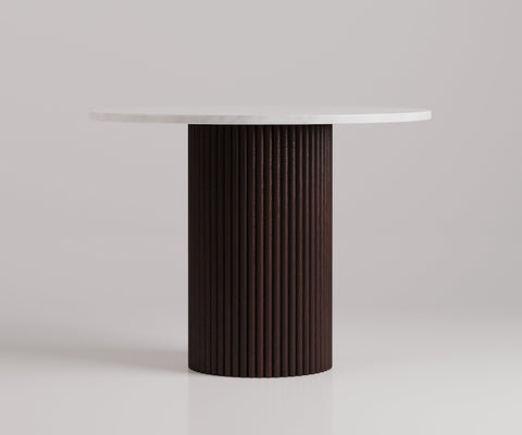 Yuvarlak Mermer Line Masa